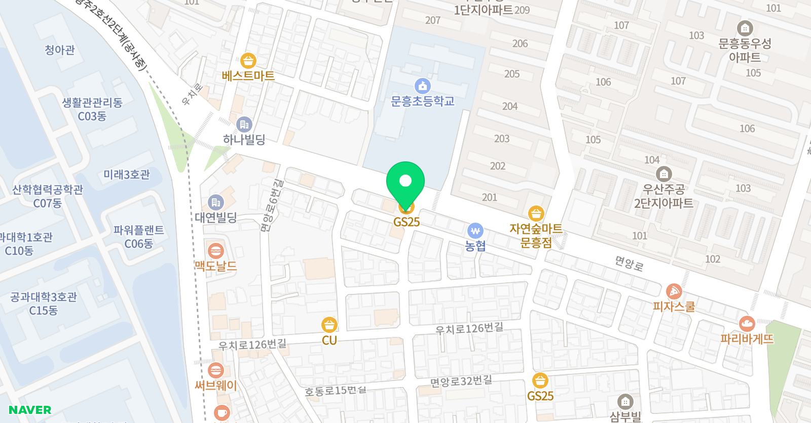 쏠티뮤직 음악학원 위치
