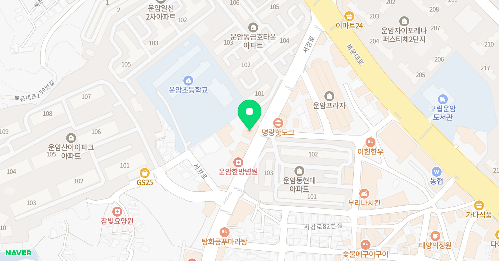 스위치 영어수학학원 위치