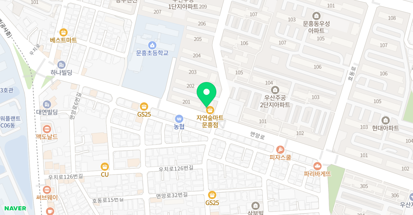 위트니 영어 문흥학원 위치