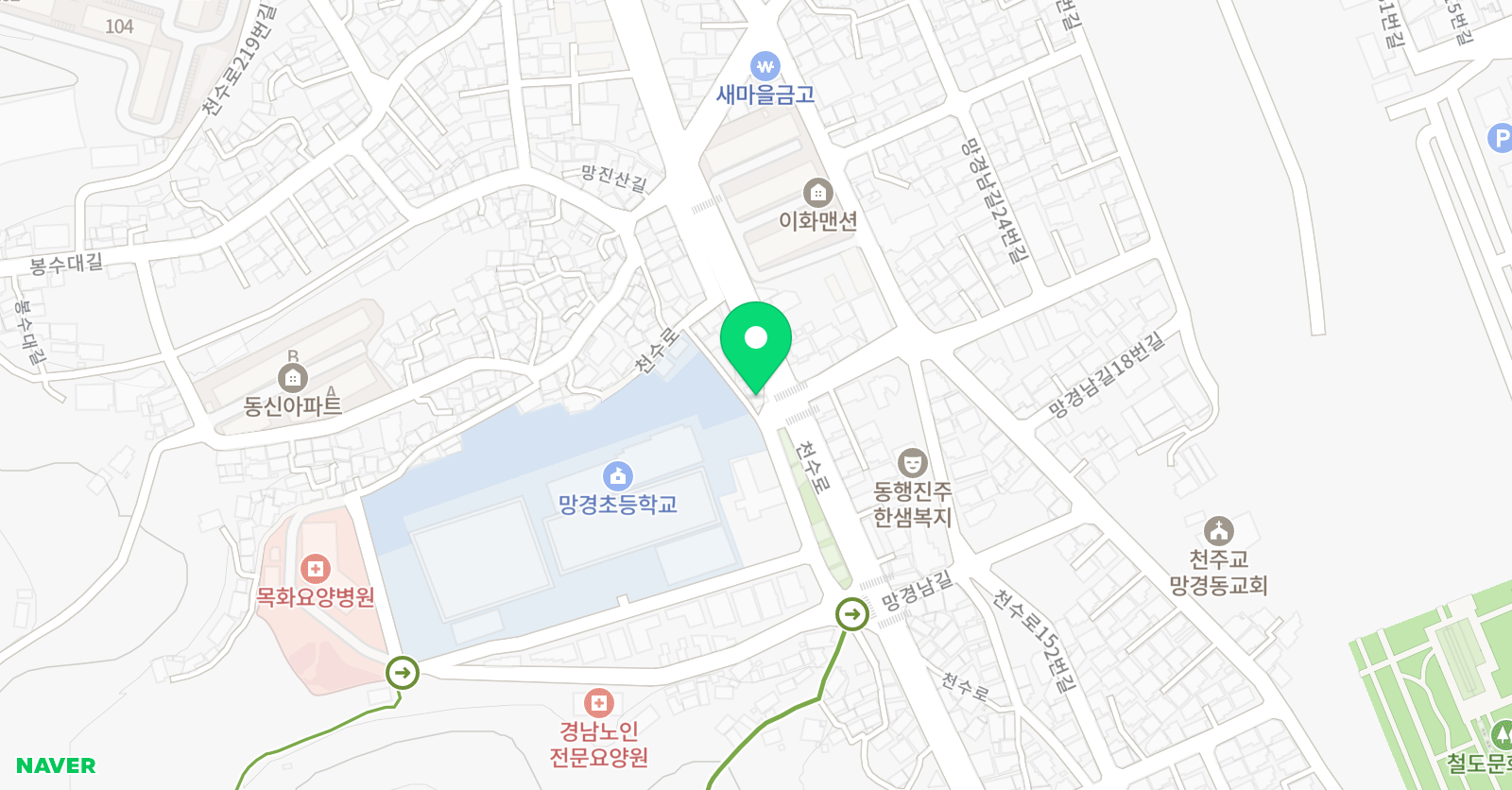 김쌤 학원 위치
