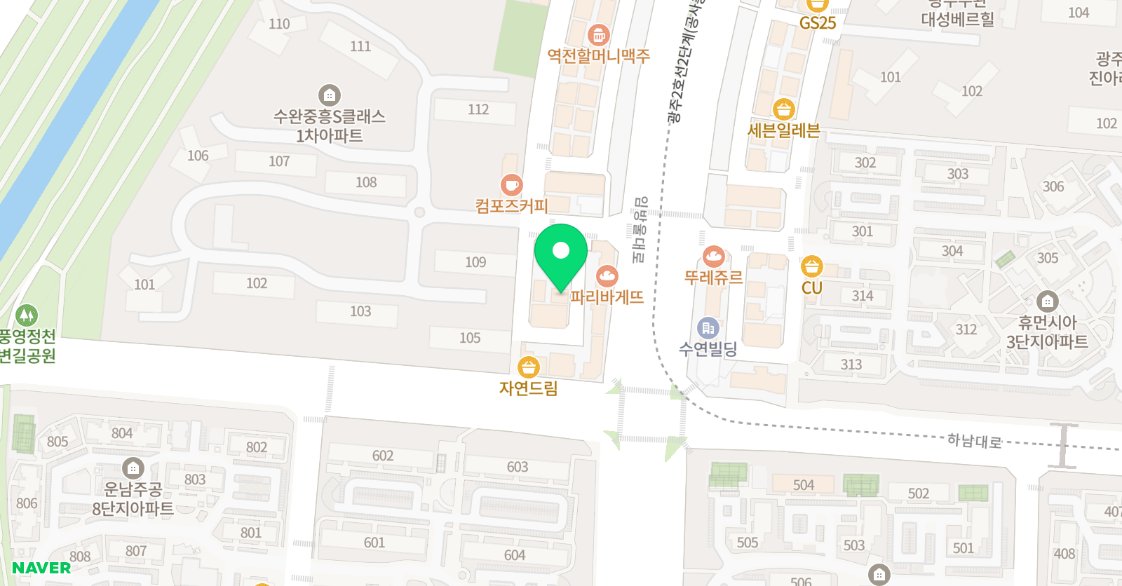 씨투엠 부엉이 수학학원 위치