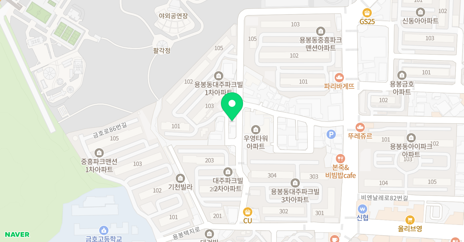 생각 수학교실 용봉점 위치
