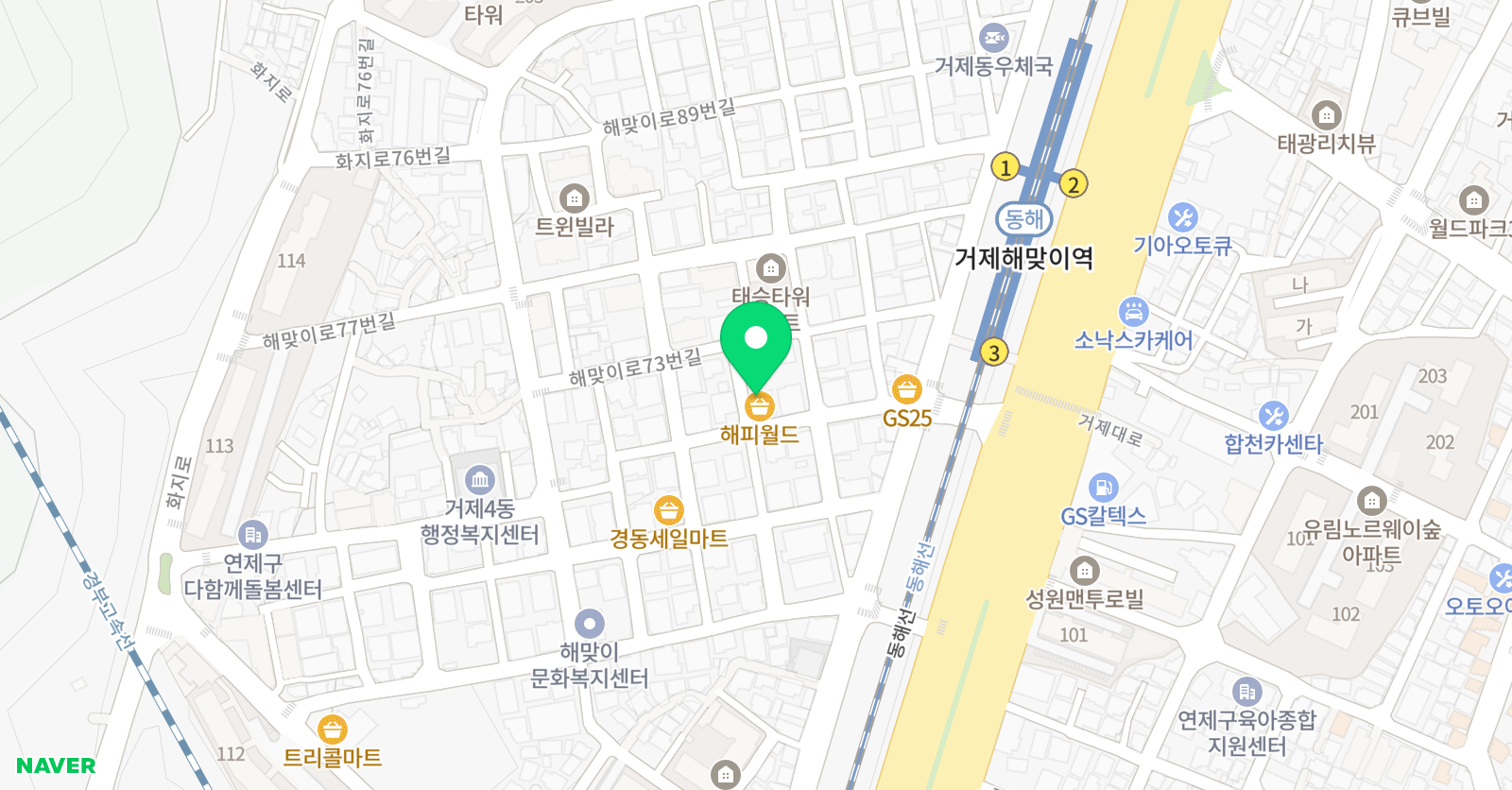 1등박정호 태권도 위치