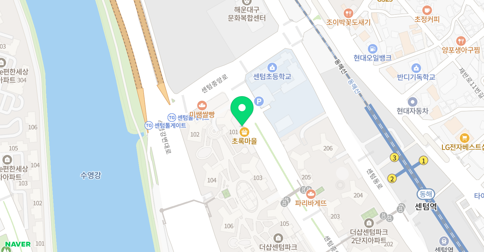 센텀 팩토 사이언스랩 과학교습소 위치