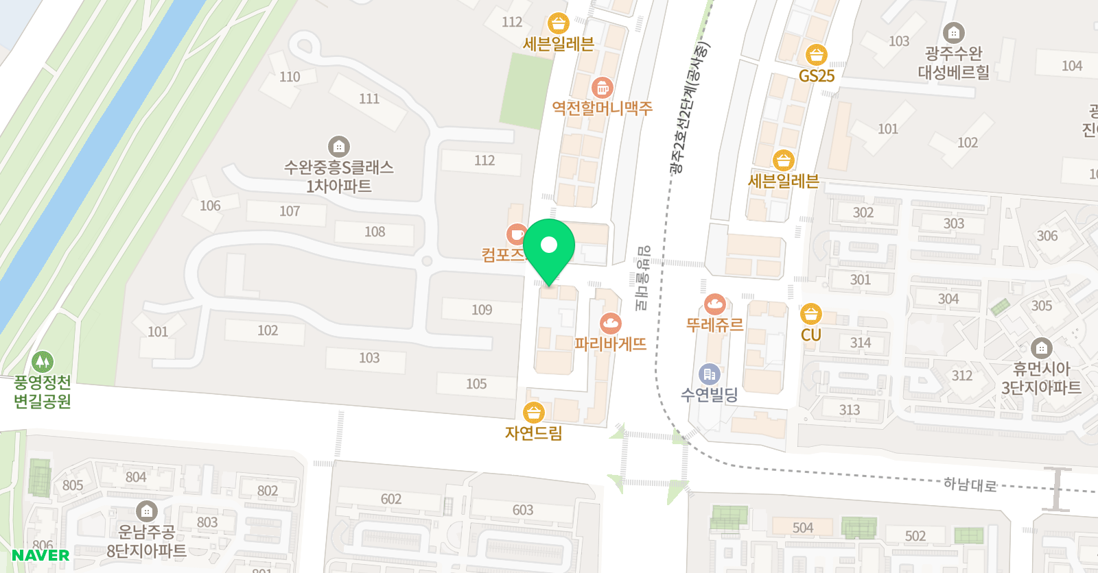 윤스 음악학원 위치