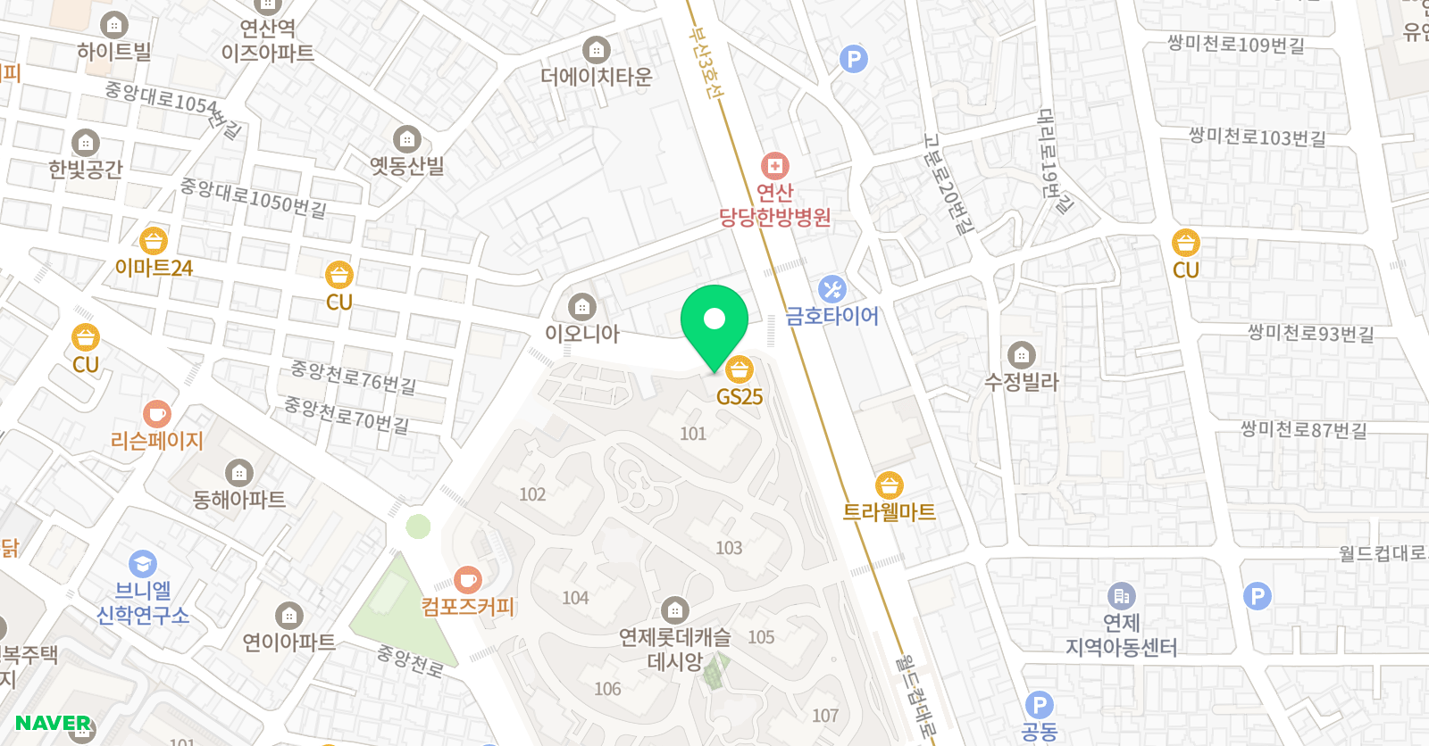 상상나래 미술학원 위치