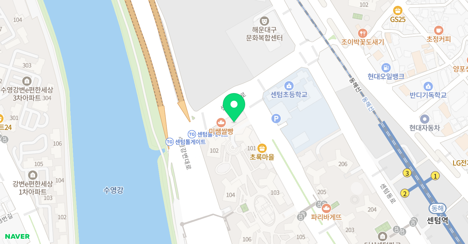 라온아트 미술학원 위치