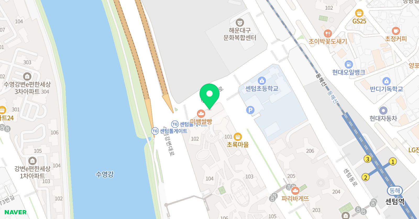 킴스 잉글리쉬 클럽 위치