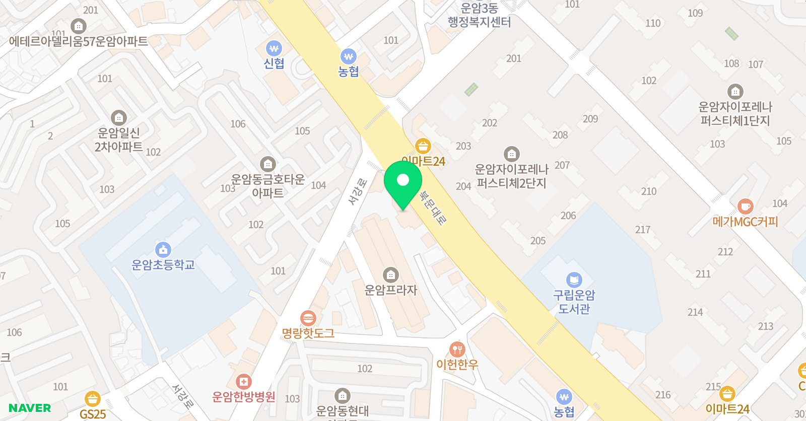 더케이 국어교습소 위치