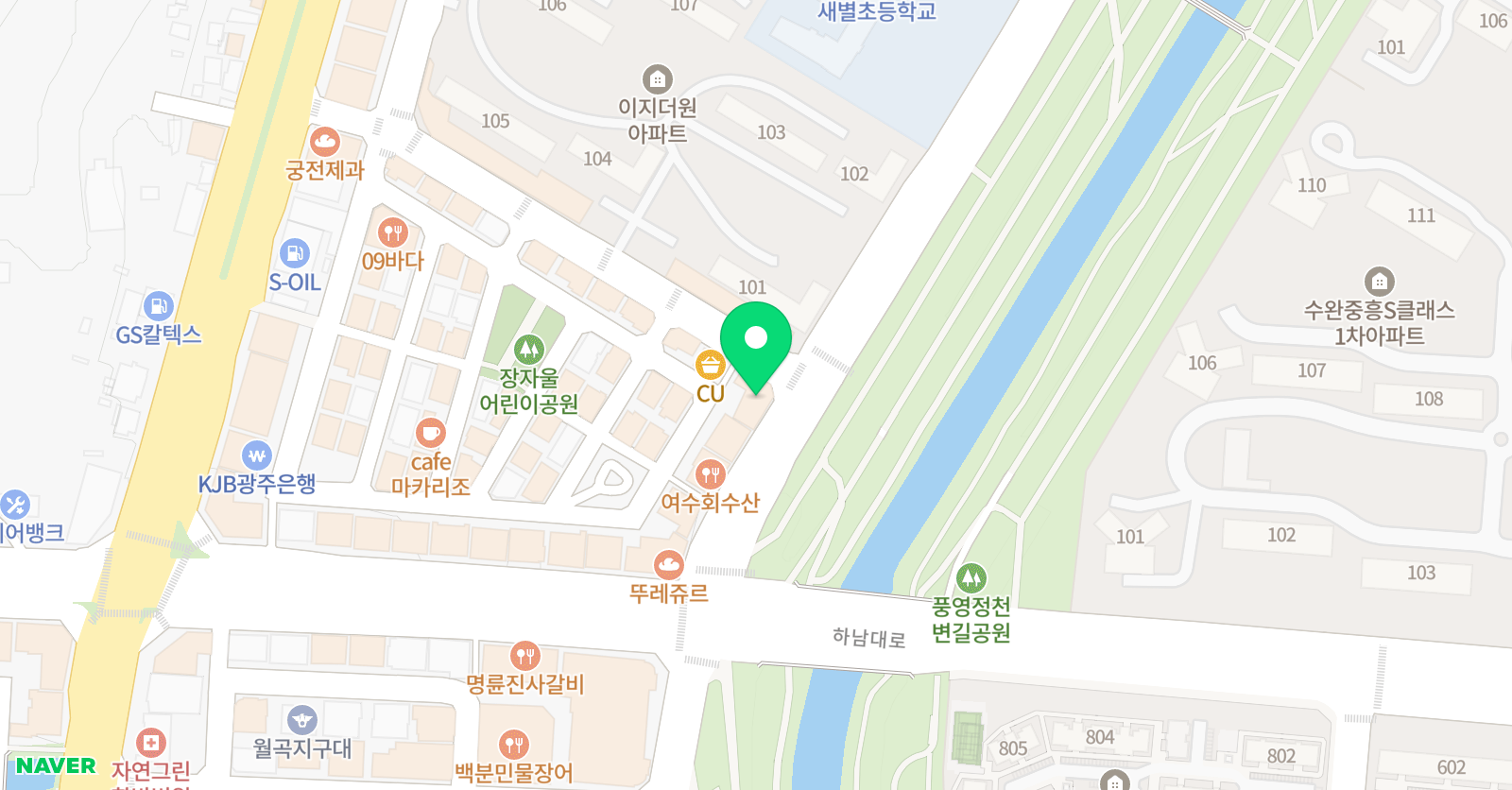 위너스 영어 케이매쓰 학원 위치