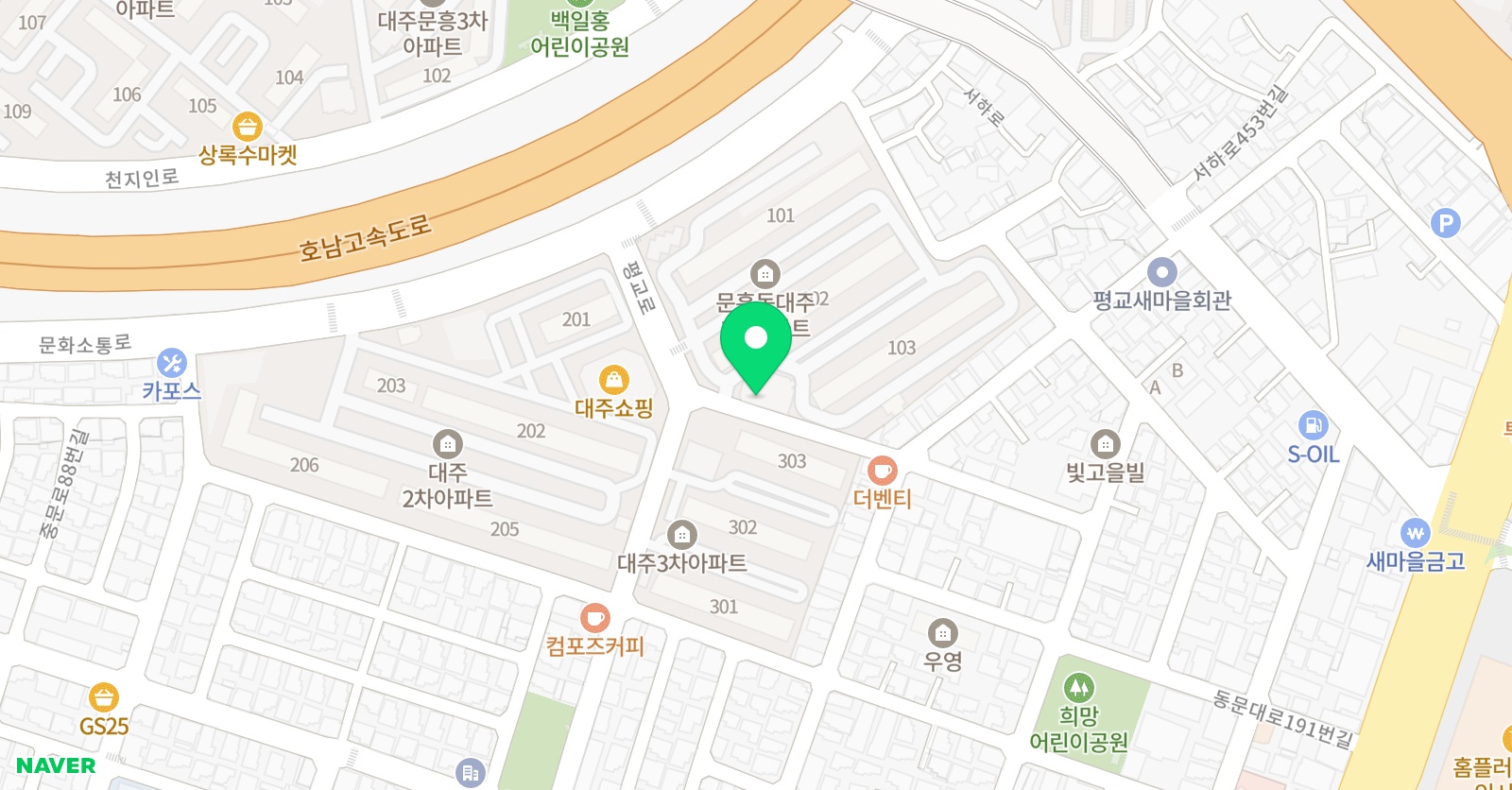 서영 피아노학원 위치