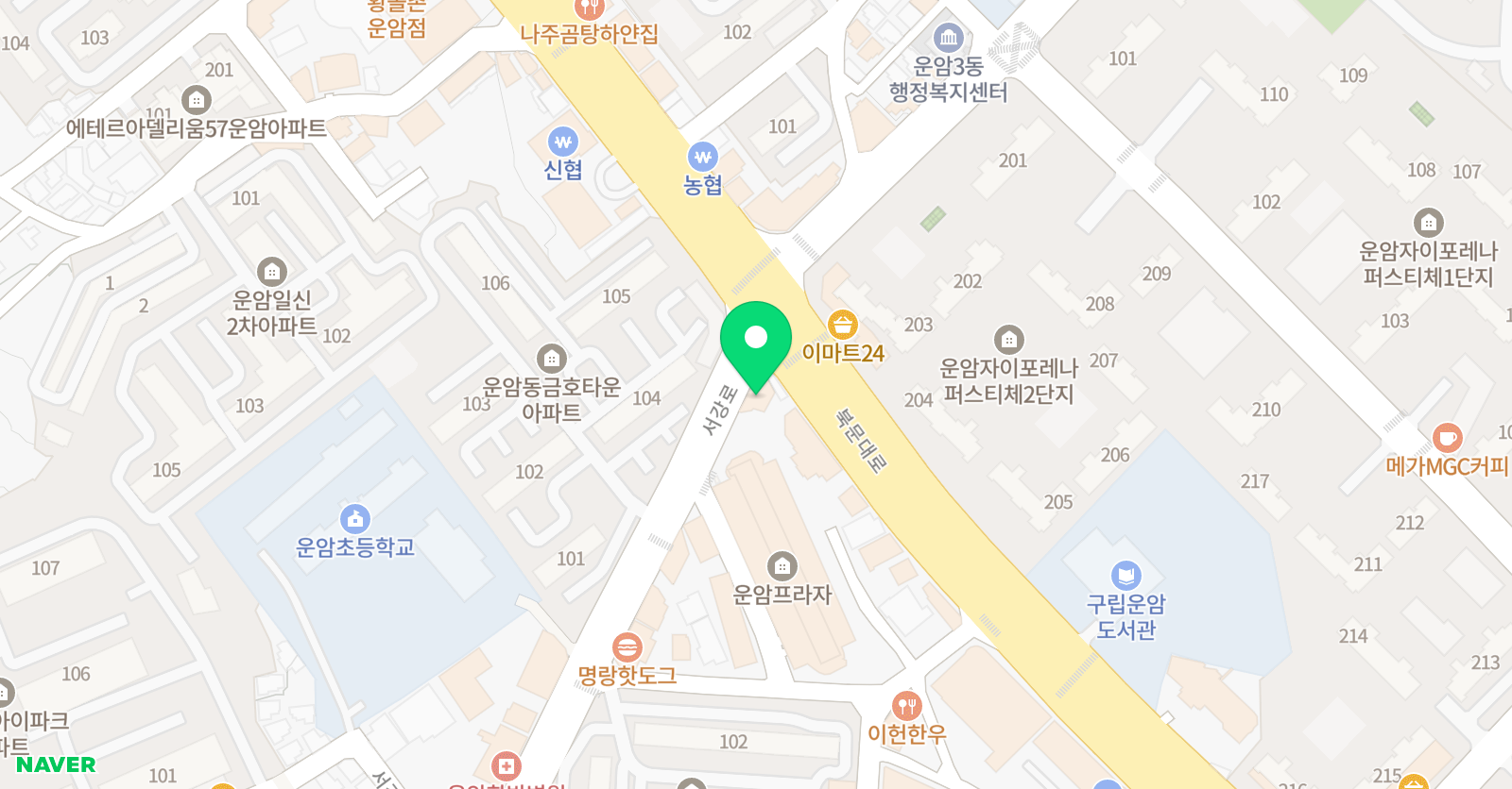 최정영 수학원 최정영수학원 위치