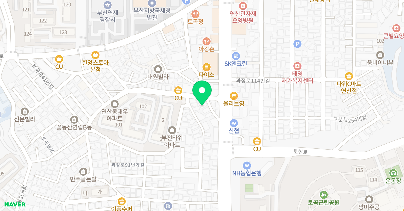 인현재 학원 위치