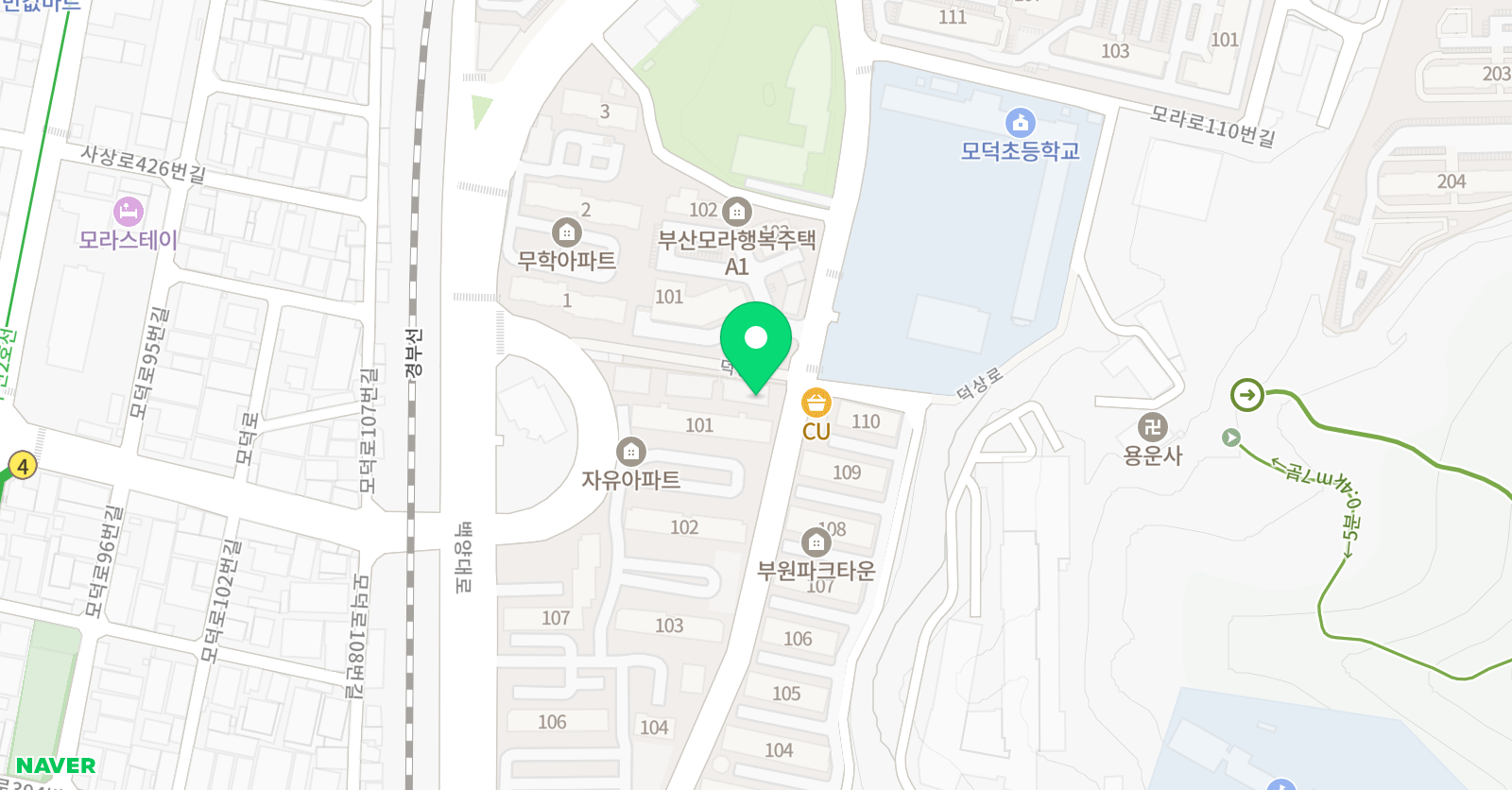 셀파우등생 교실 모덕점 위치