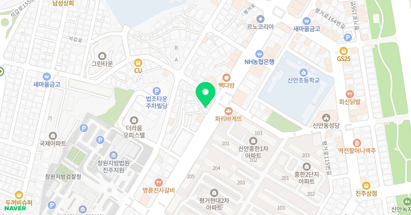 MTA 태권도 진주신안점 위치