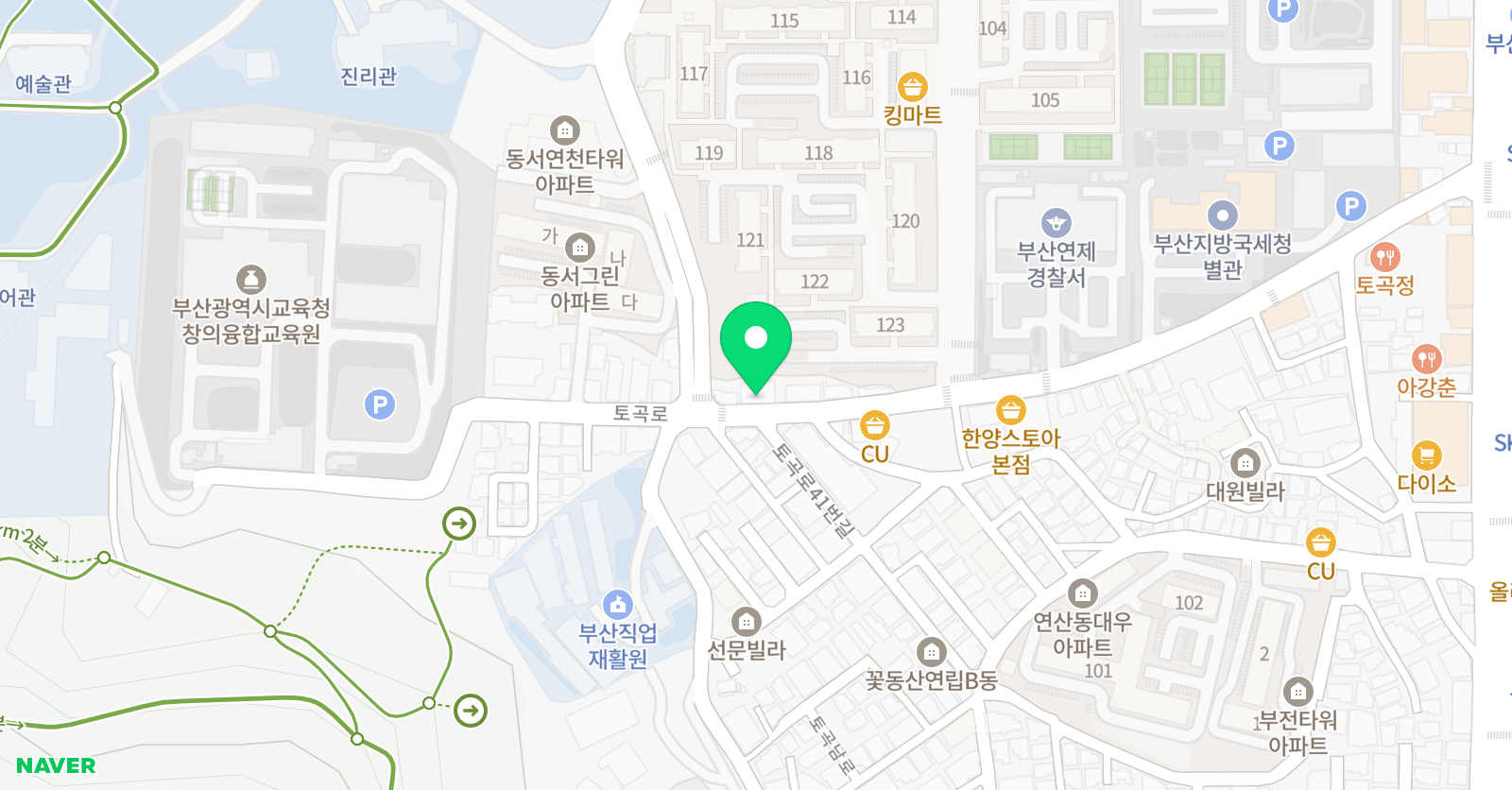 박창용 태권도 위치