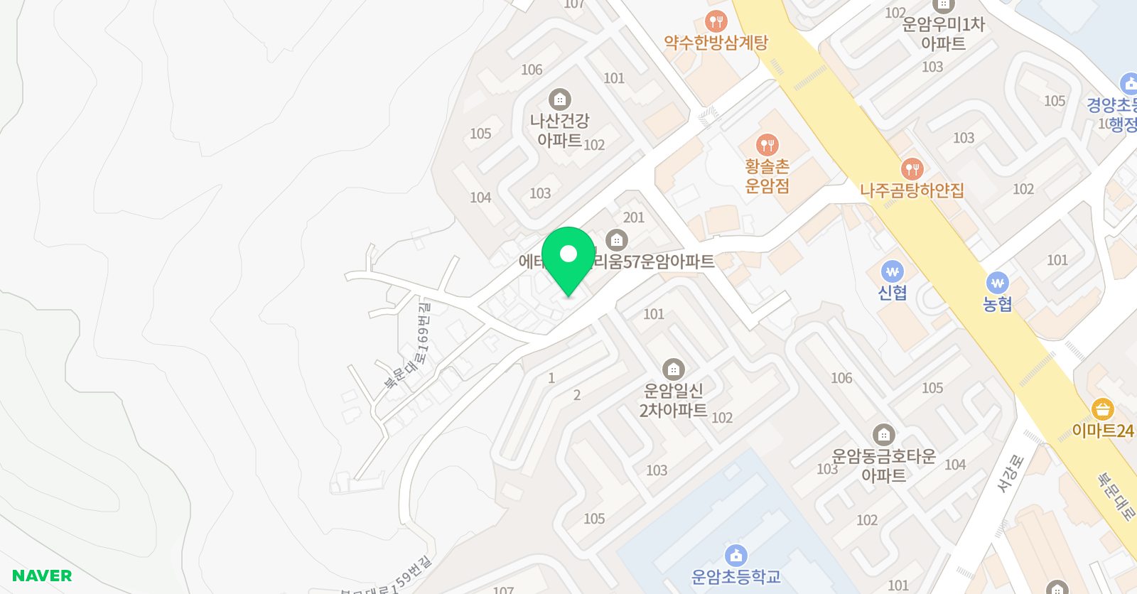 나산 태권스쿨 위치