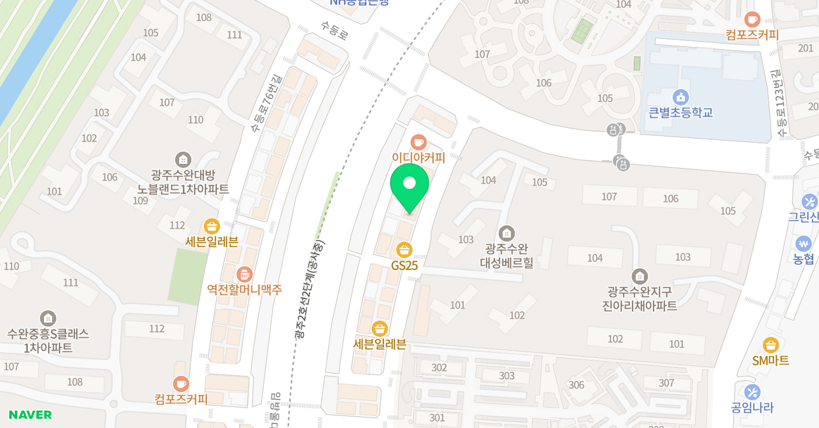 하나 키즈태권도 위치
