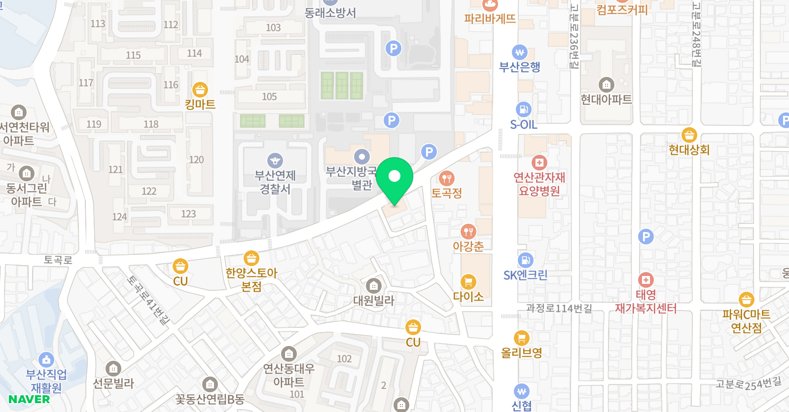 와이드 학원 위치