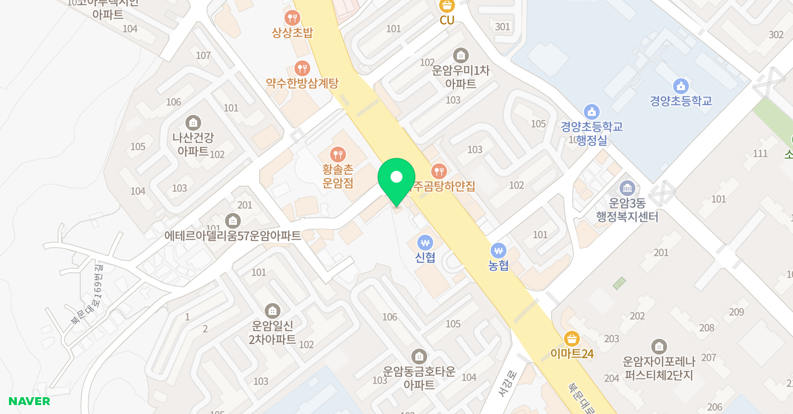 예본 실용음악학원 위치