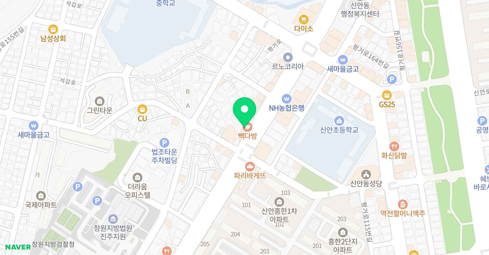뮤엠 영어 신안교대학원 위치