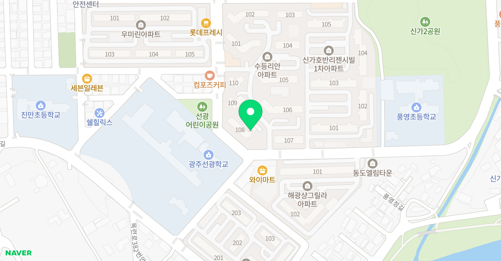 뮤엠 영어 수등리안NEST 위치