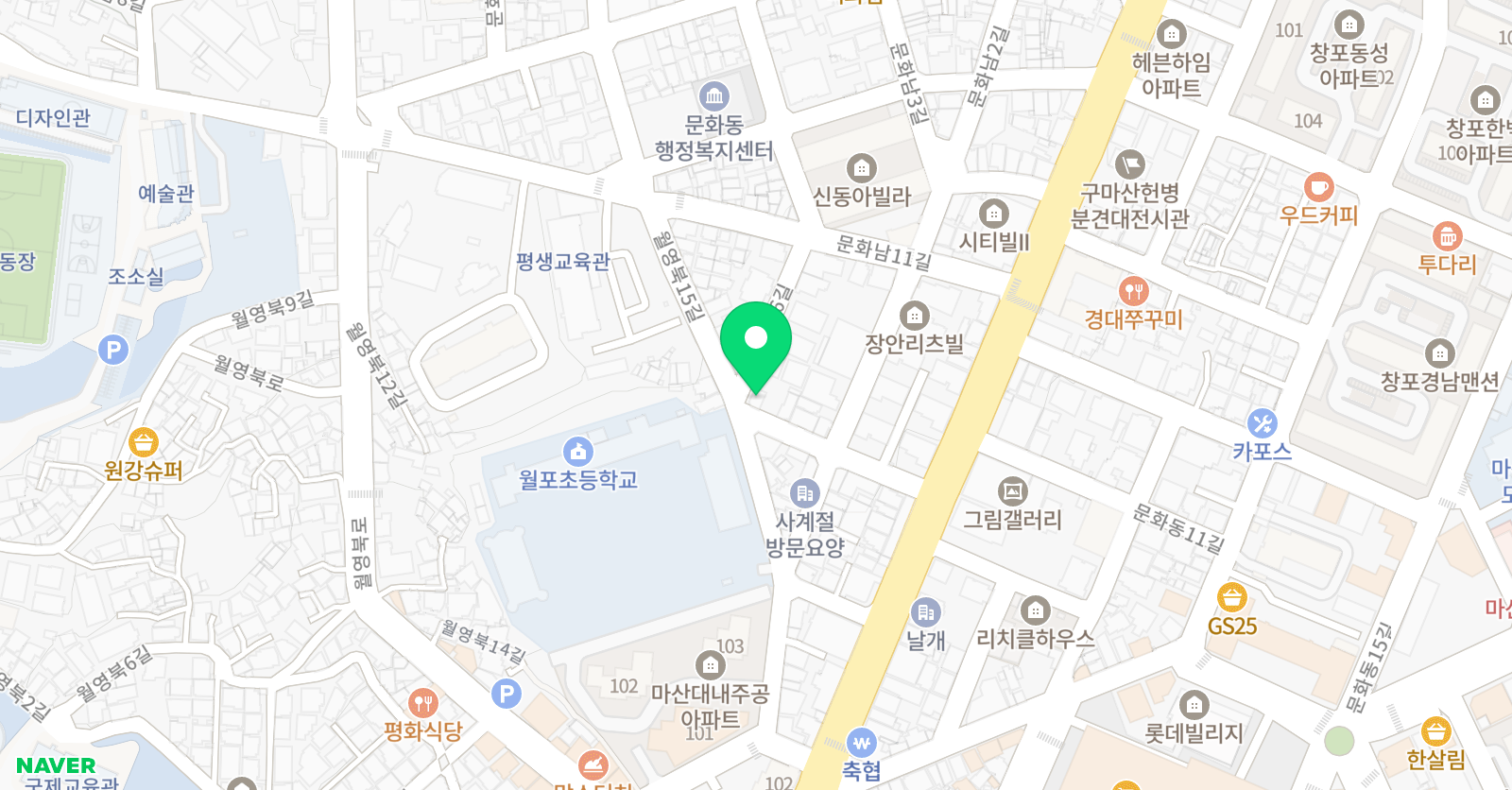 모네의테라스 미술 위치