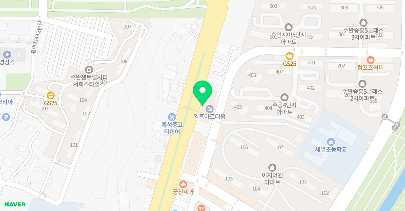 아이퍼스트 태권도 위치
