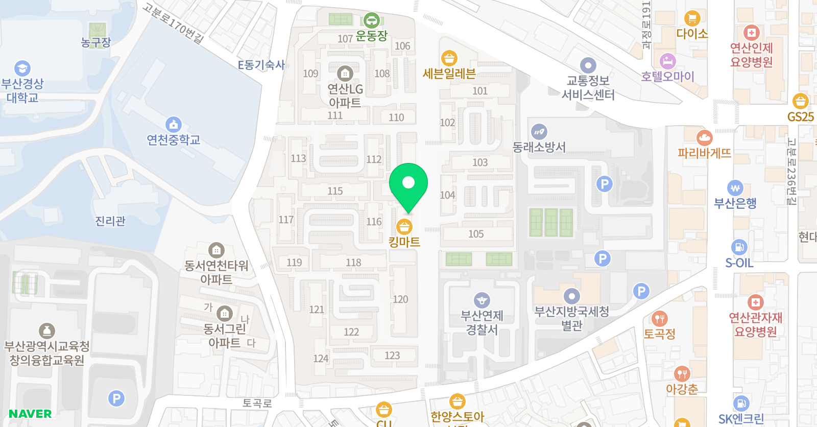 스마트 해법수학 연산 LG1호점 위치