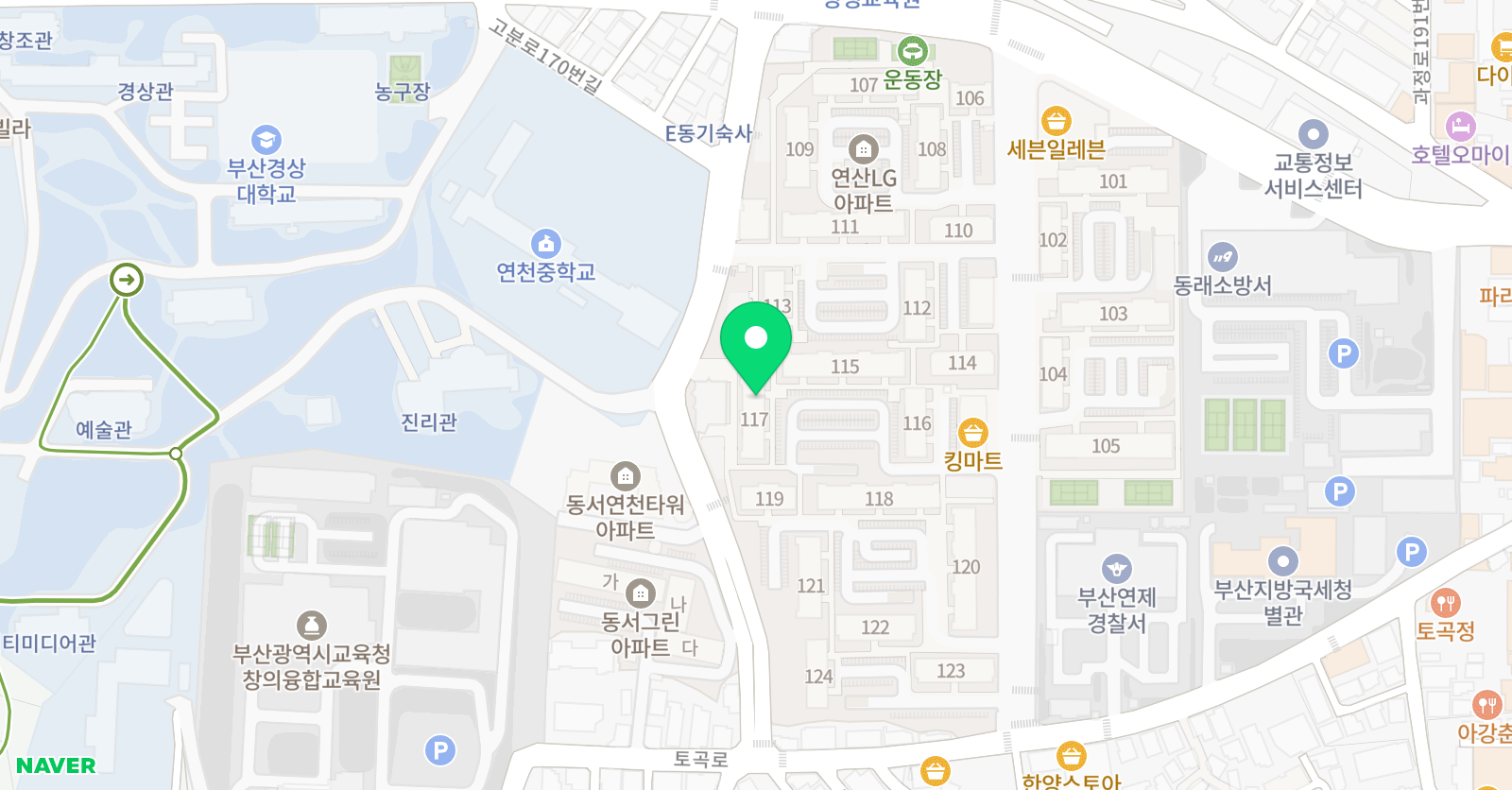 웅진씽크빅 스마트올클래스 연산 엘지교습소 위치