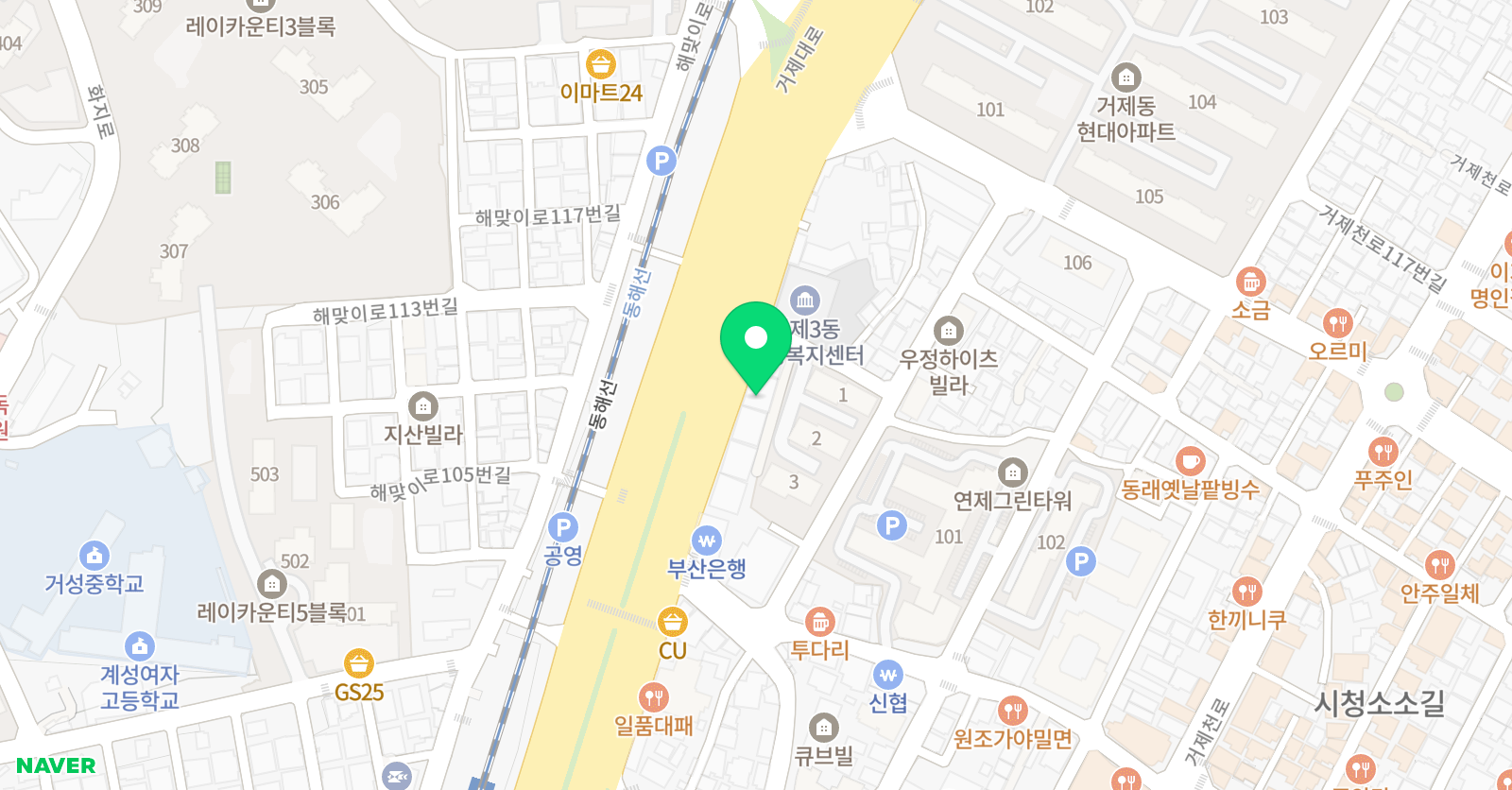 HSY 어학원 위치