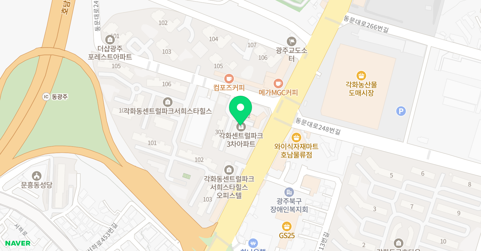 세정 태권도 위치