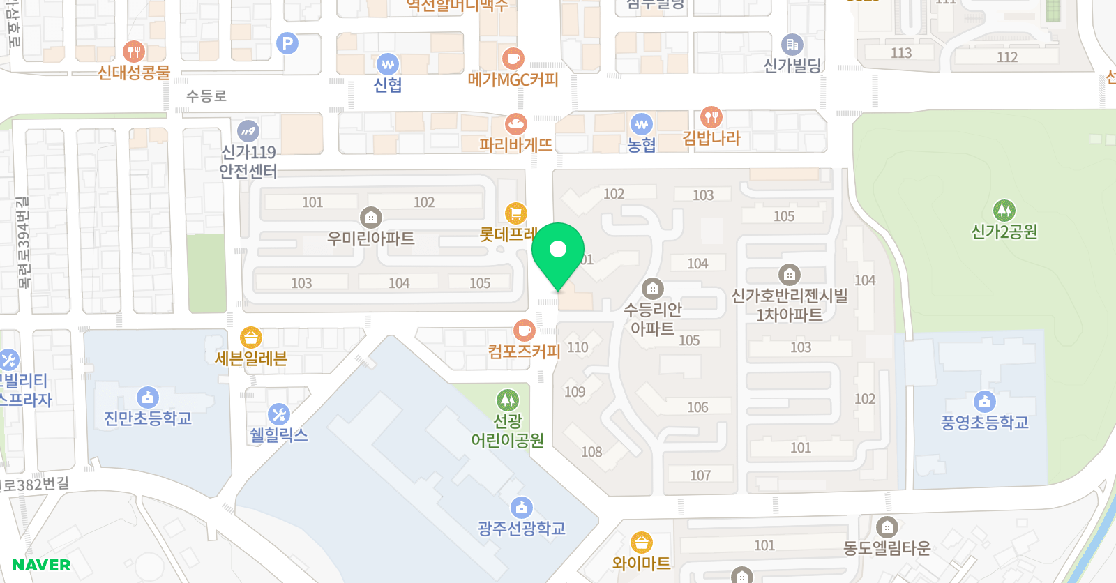 뮤직스토리 음악학원 위치