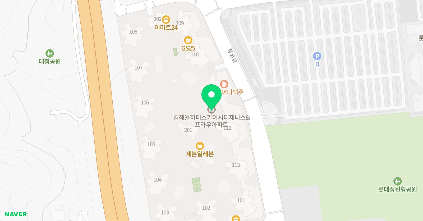 이클래스 원오원 위치