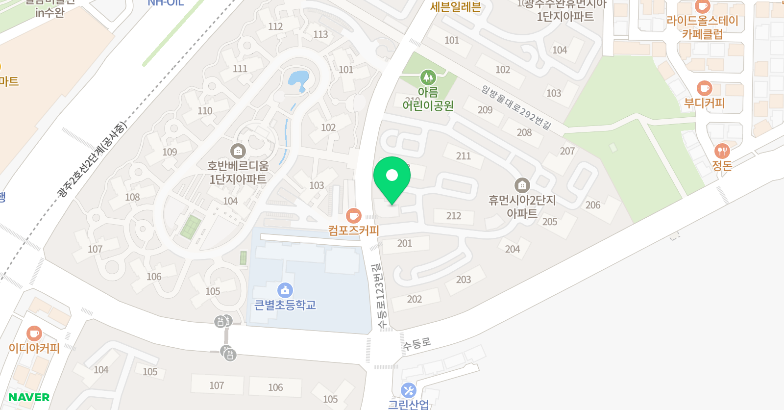 SJ 태권도 조선대박사 위치