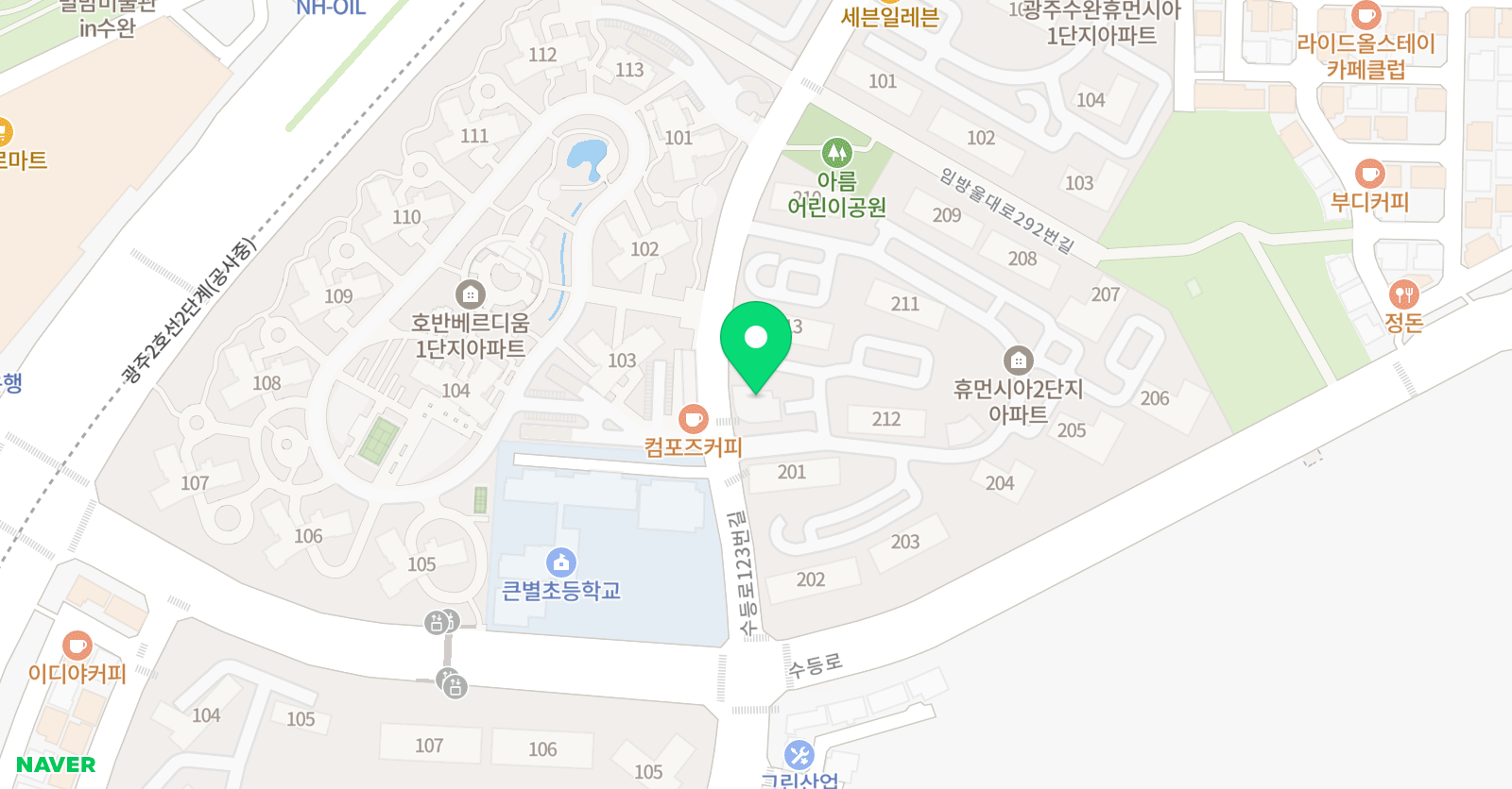큰별 음악학원 위치