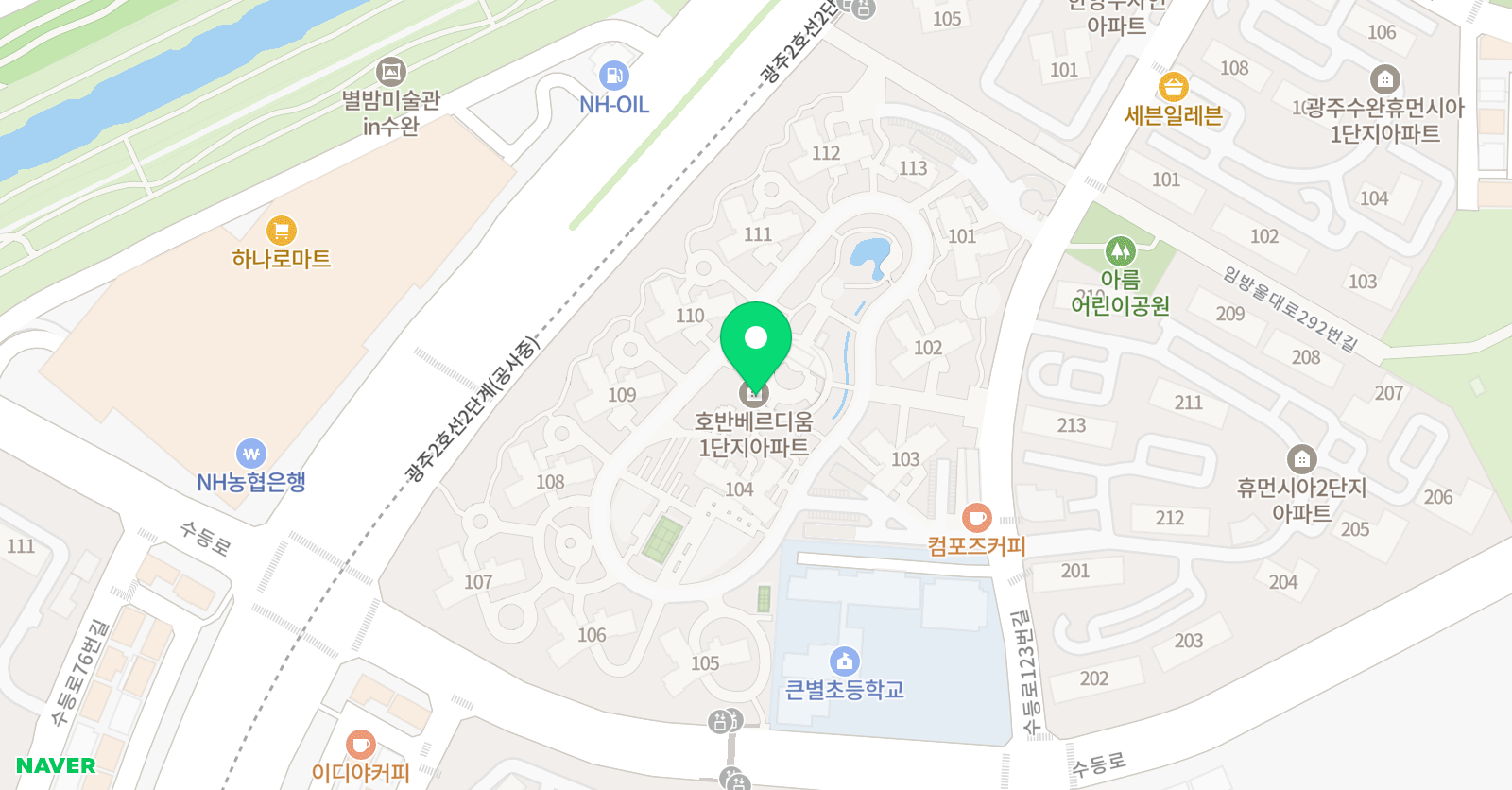 신가 한우리독서토론논술교습소 위치