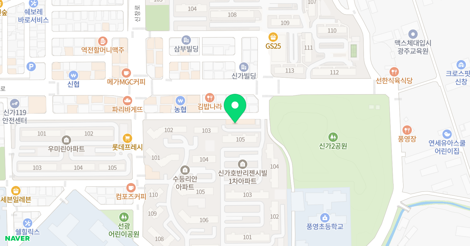 린 음악학원 위치
