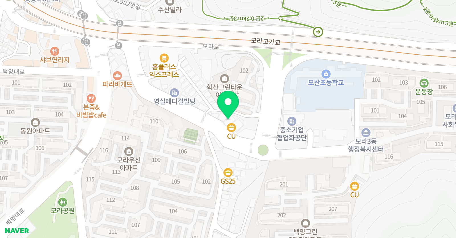 key리더아카데미 학원 위치