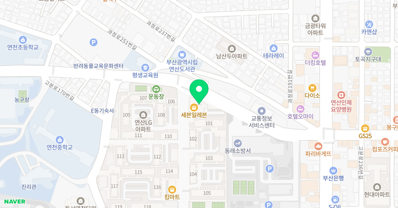 잉글리시아이 클래스케이 학원 위치