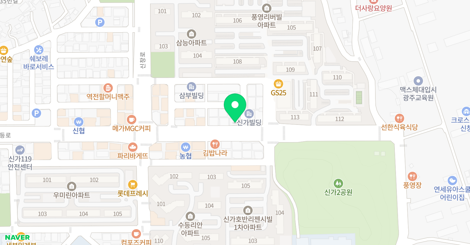 멜로우뮤직 음악학원 위치