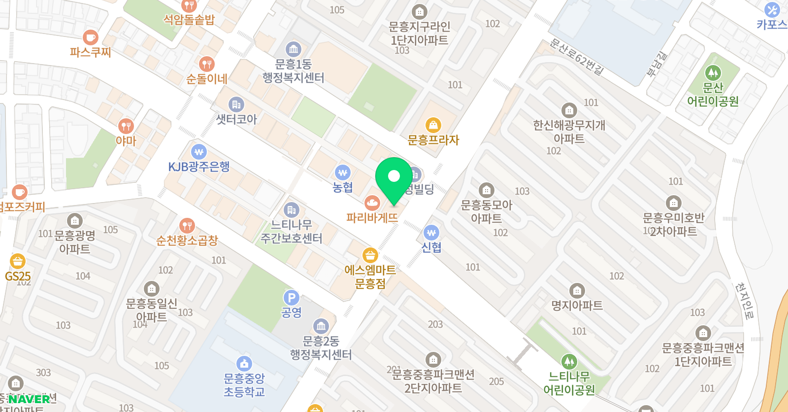 캔디 영어학원 위치