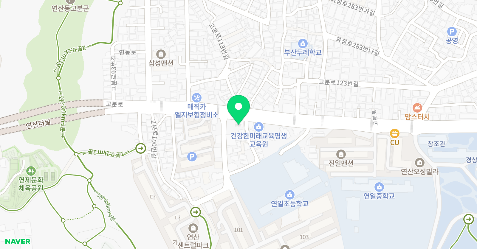 연천 태권도 위치