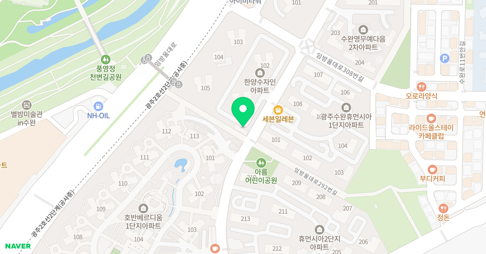 큰별태비 태권도 위치