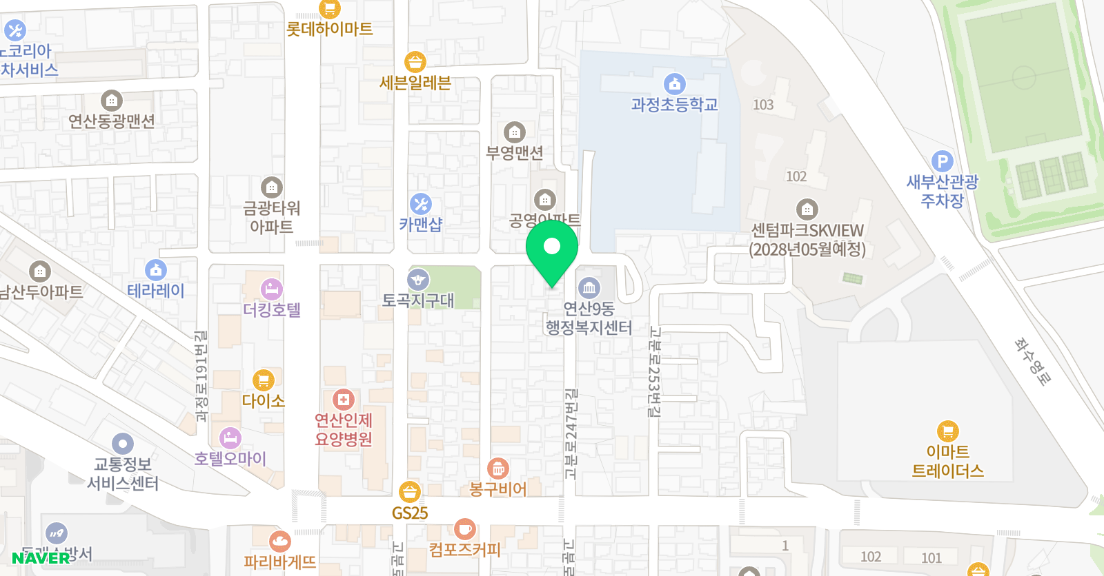 퀸비 영어 위치