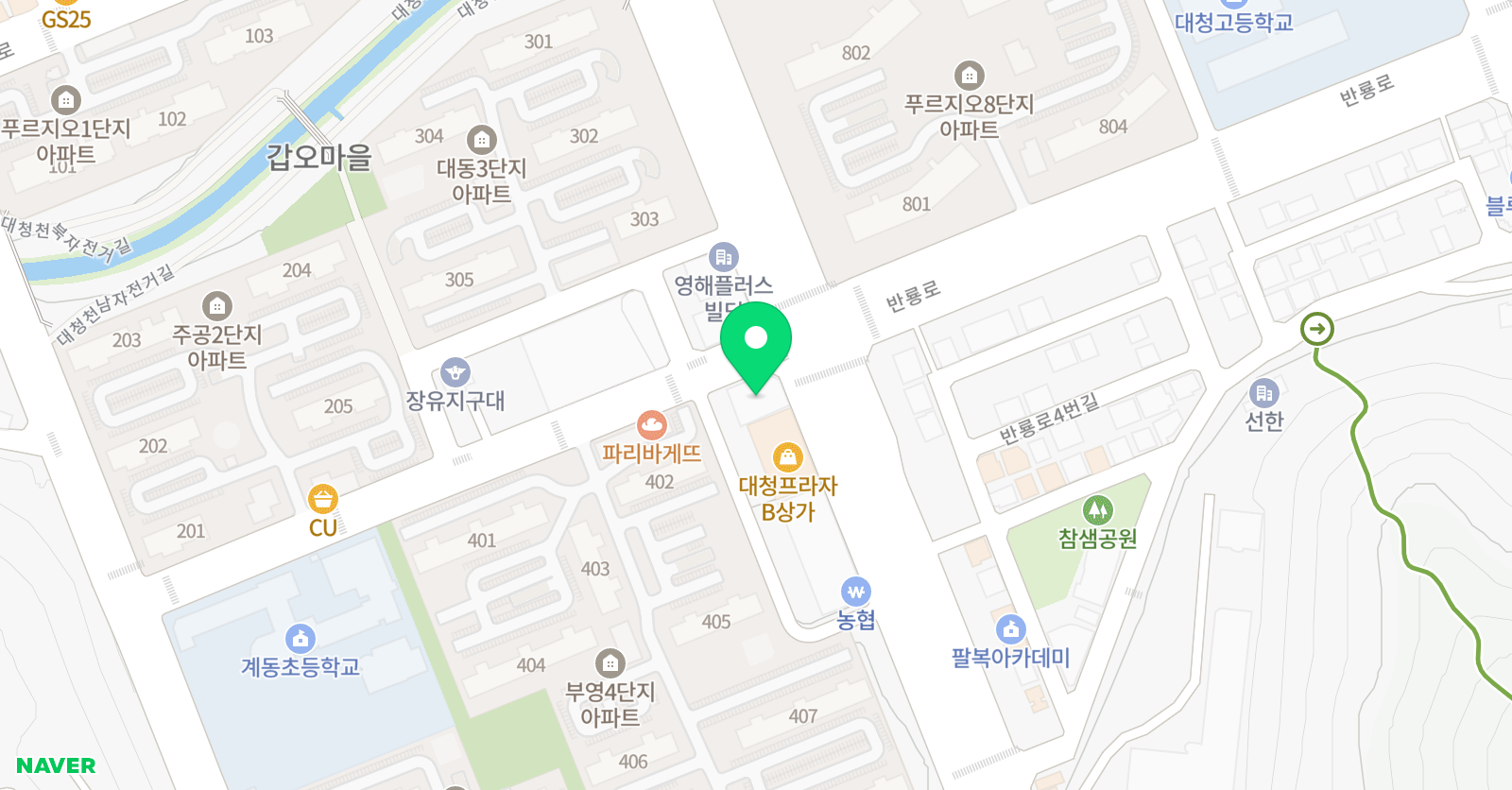 뮤엠분석학원 위치