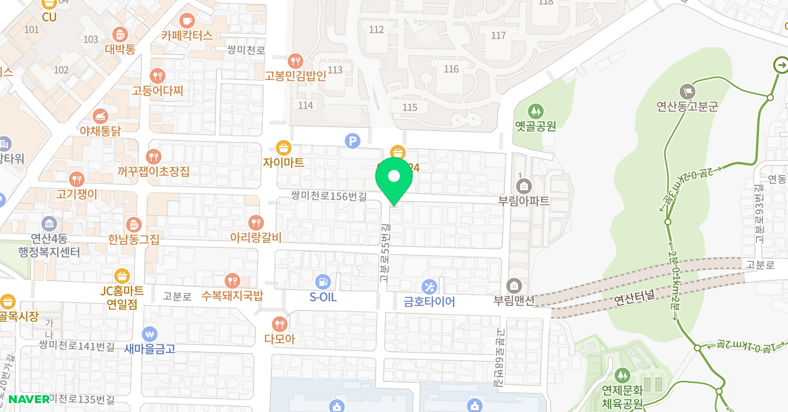 정 아트미술 위치