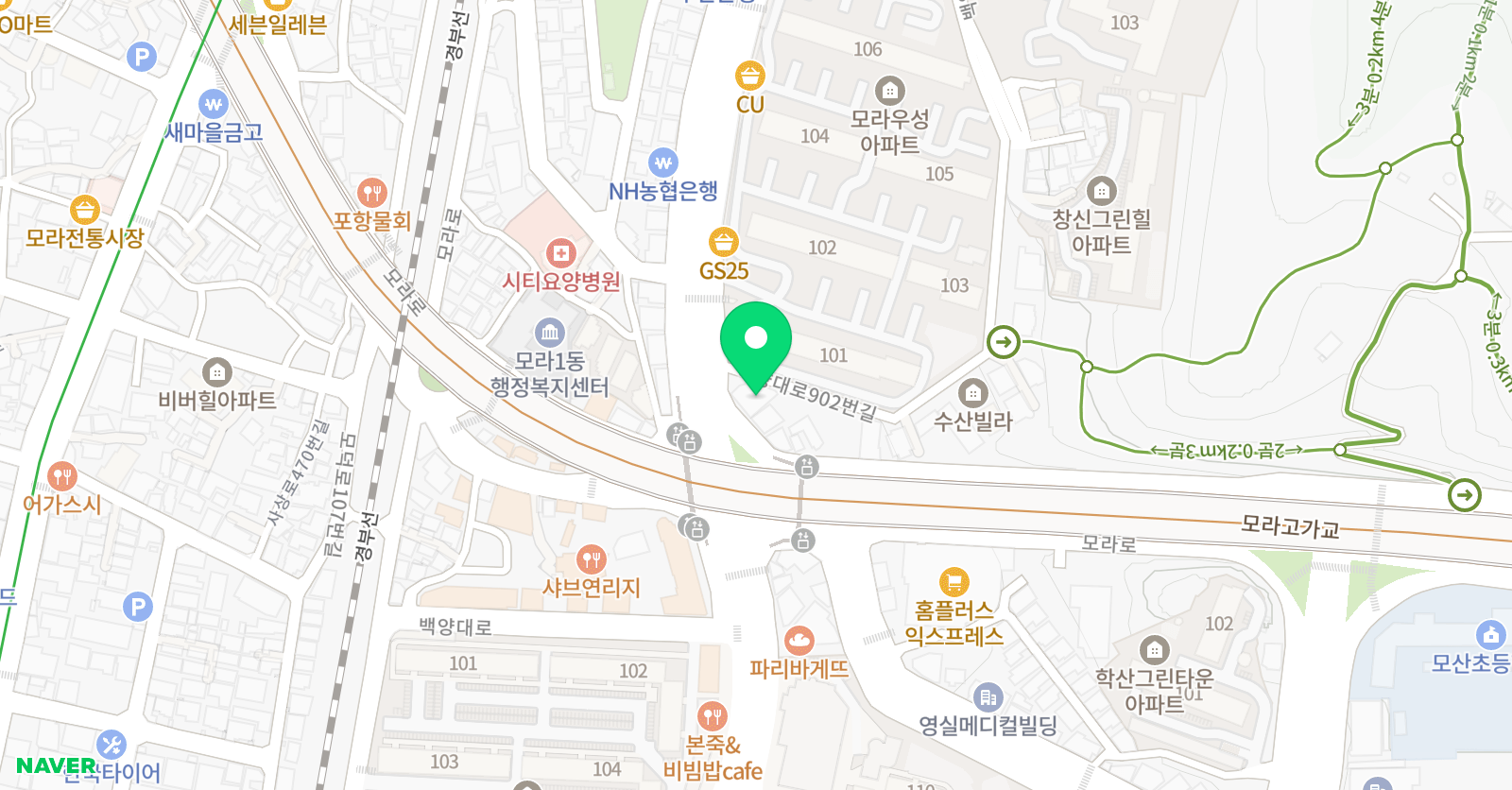 엘리트 영어수학학원 학원 위치