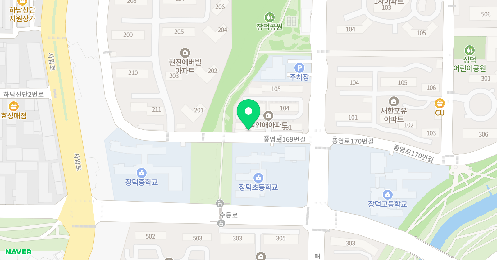 해봄 수학 위치