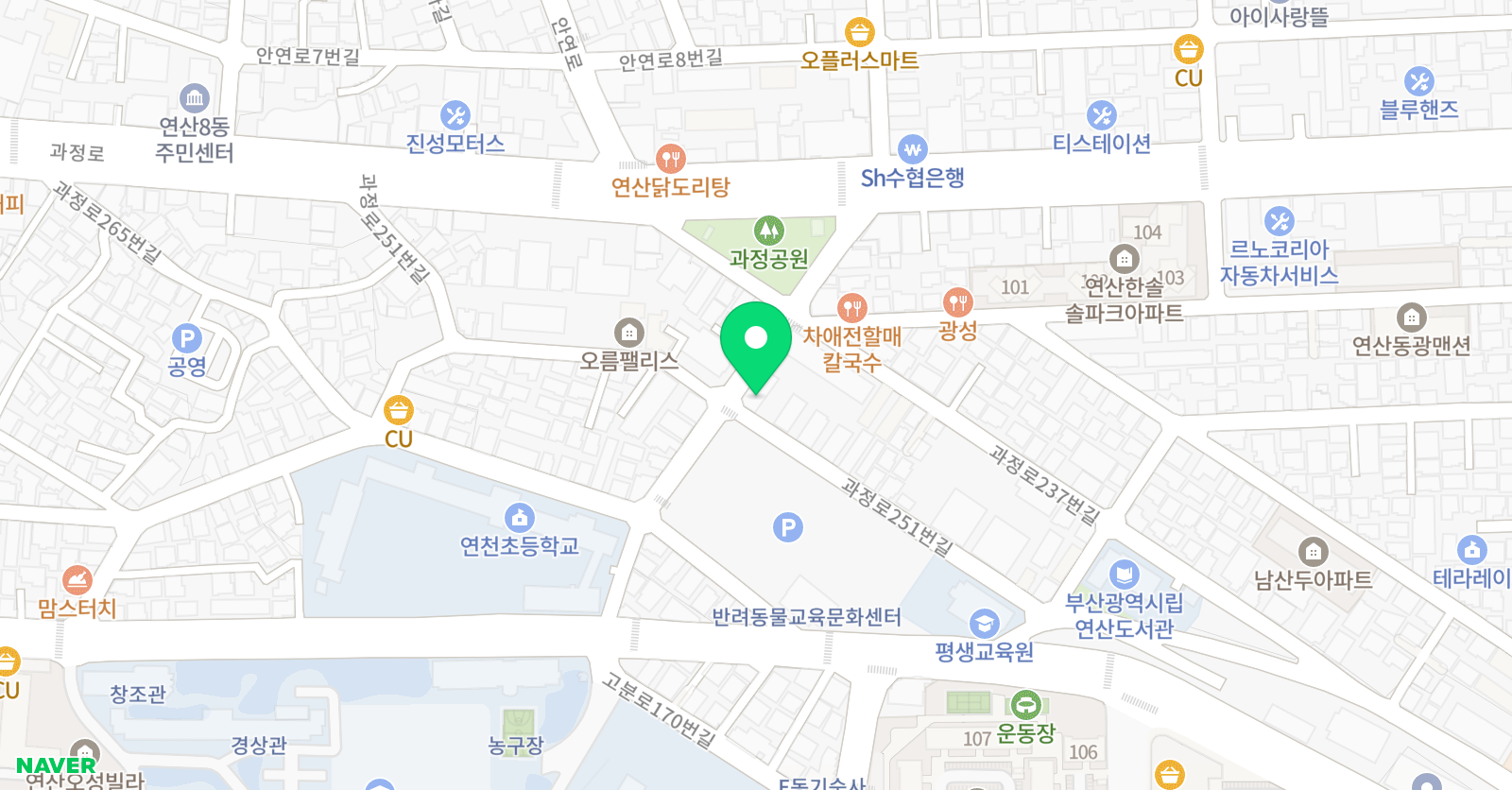 꿈드림 키즈 위치